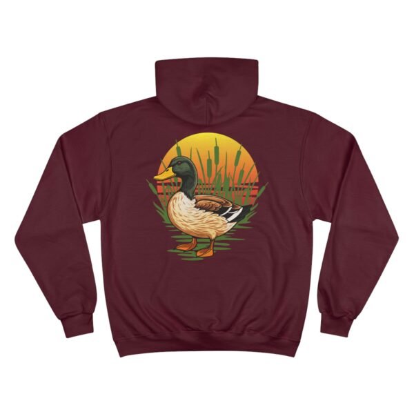 Mallards at Sunset Champion Hoodie, Wildlife Ducks Sweatshirt, Nature Lover Gift, Outdoor Apparel, Bird Watching Jumper, Wildlife - Image 26