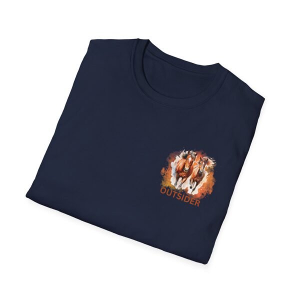 Outsider horse lover unisex Softstyle T-Shirt - Image 44