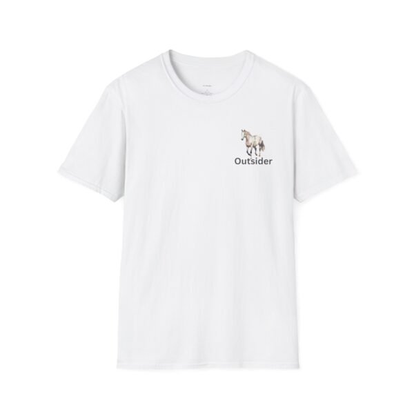 Outsider horse lovers unisex  Softstyle T-Shirt - Image 6