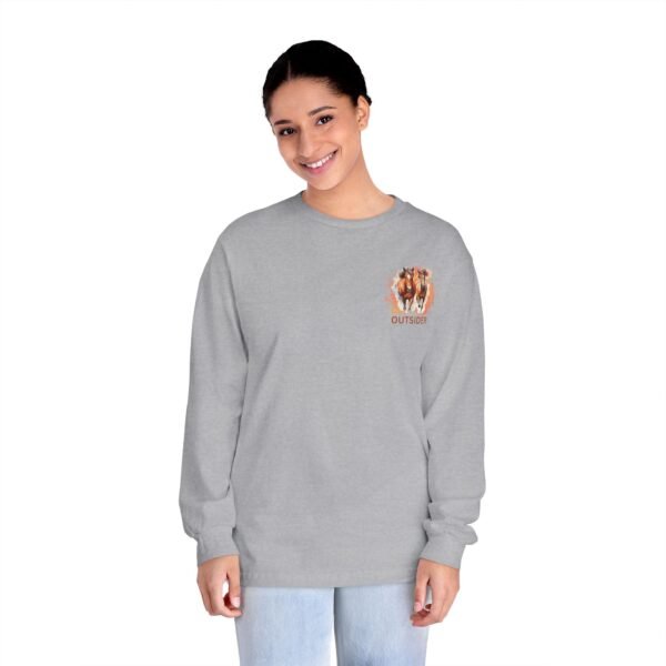 Outsider horse lovers Classic  unisex Long Sleeve T-Shirt - Image 12