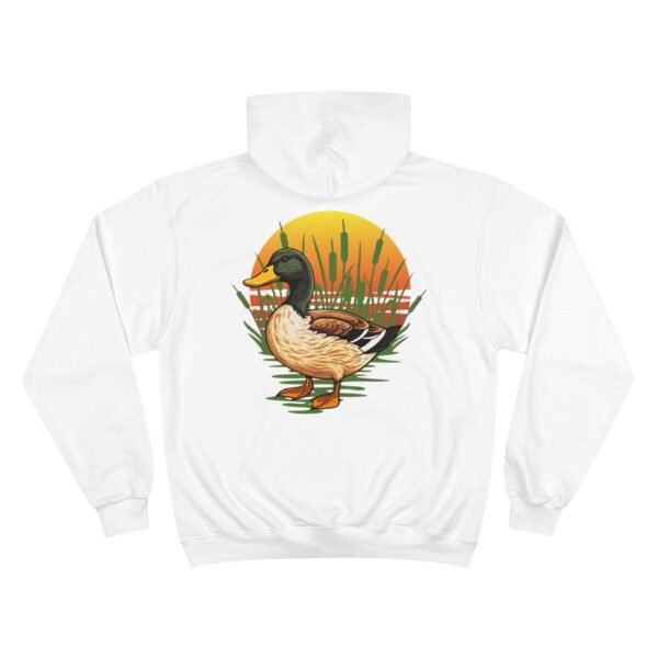 Mallards at Sunset Champion Hoodie, Wildlife Ducks Sweatshirt, Nature Lover Gift, Outdoor Apparel, Bird Watching Jumper, Wildlife - Image 6