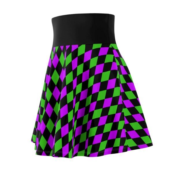 Mardi Gras Skater Skirt, Fun Carnival Pattern Circle Mini Skirt, Women's Apparel, Party Outfit, Festive Fashion Wear - Image 8