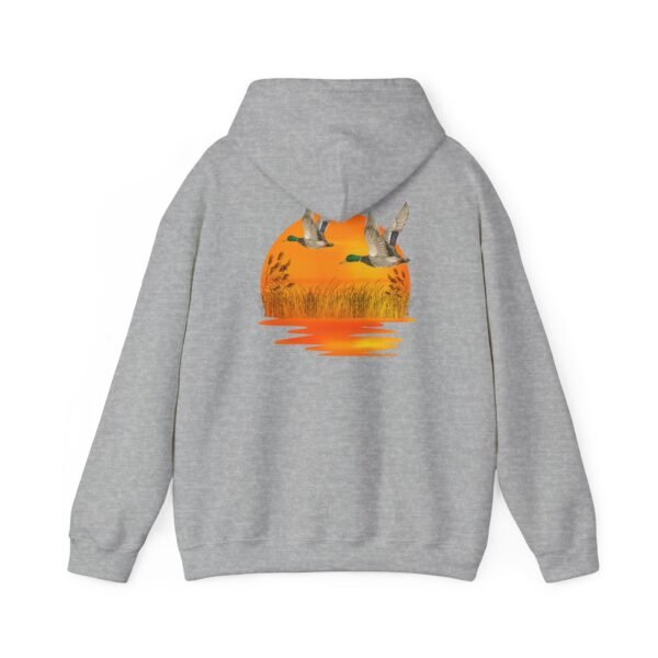 Ducks Over Sunset Outsider hoodie - wildlife lover hooded sweatshirt - Image 18