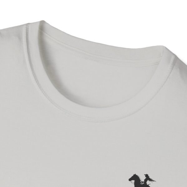 Outsider woman on horse Softstyle T-Shirt - Image 13