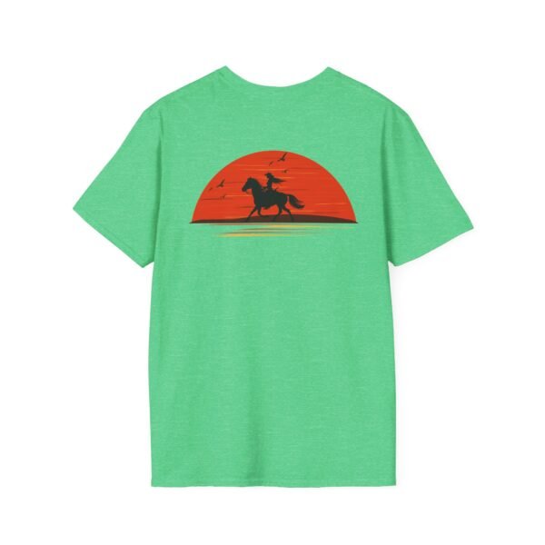 Outsider woman on horse Softstyle T-Shirt - Image 24