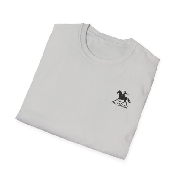 Outsider woman on horse Softstyle T-Shirt - Image 14