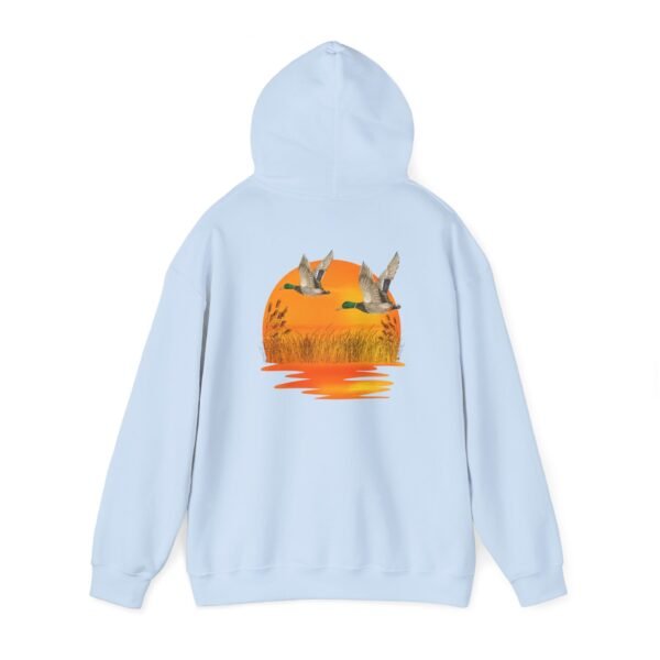 Ducks Over Sunset Outsider hoodie - wildlife lover hooded sweatshirt - Image 27