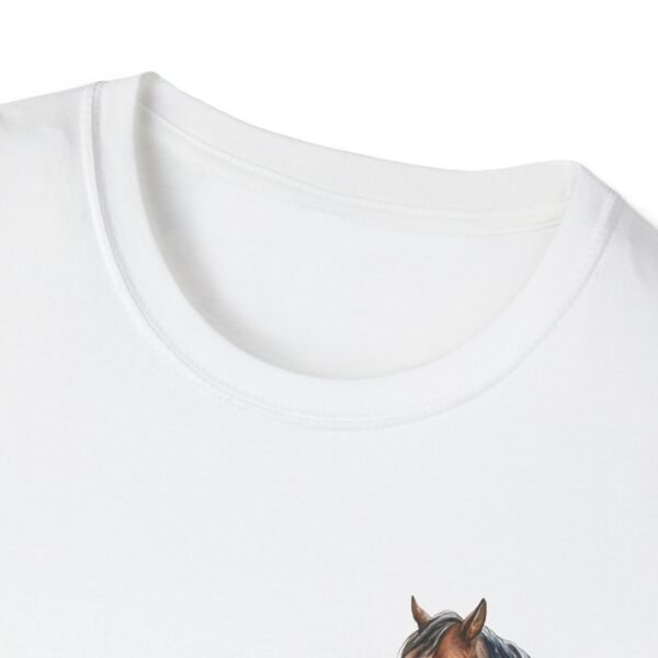 Outsider horse lovers unisex Softstyle T-Shirt - Image 3