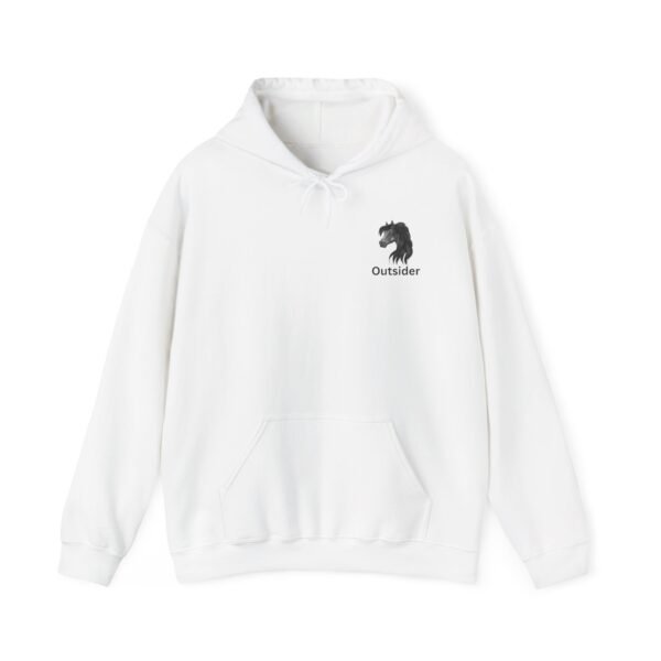 Outsider horse lovers unisex Hooded Sweatshirt - Image 5