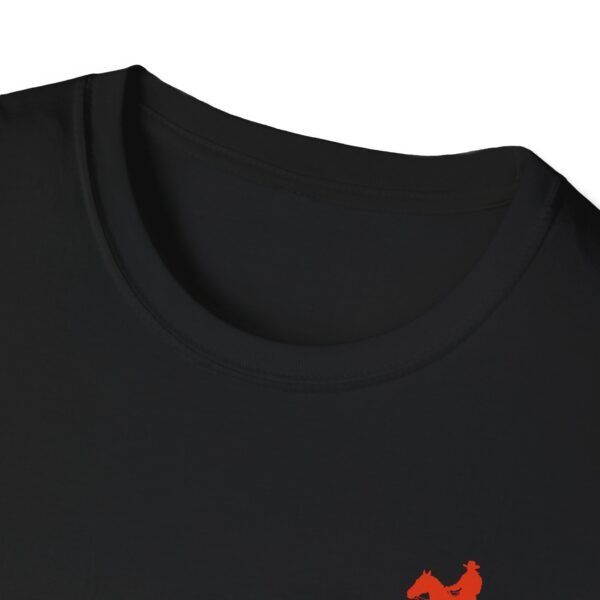 Men's horse riding into the Softstyle T-Shirt - Image 3