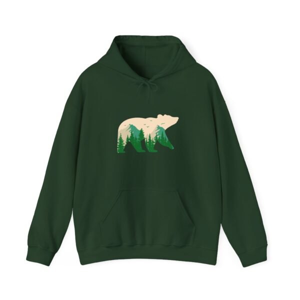 Mountain bear  Heavy Blend unisex Hooded Sweatshirt - Image 10