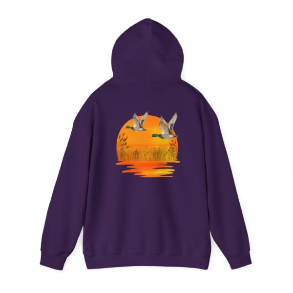 Ducks Over Sunset Outsider hoodie - wildlife lover hooded sweatshirt - Image 43