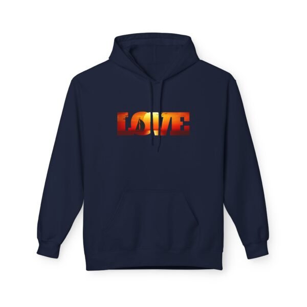 Hoodie, Love Frame Sunset Sailing Graphic, Gifts for Nature Lovers, Cozy Sweatshirt, Nautical Apparel, Beachwear, Unisex Outerwear - Image 17