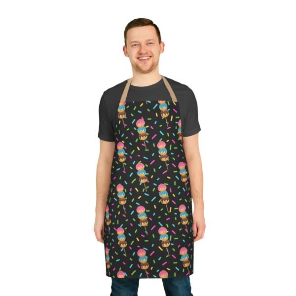 Apron, Cake Pop and Sprinkles Design, Baking Apron, Kitchen Apron, Cooking Apron, Adjustable Straps, Colorful Apron - Image 10