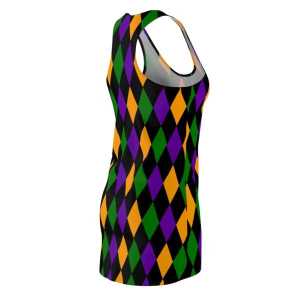 Mardi Gras Racerback Dress, Carnival Costume, Festival Wear, Women's Dress, Cut & Sew Dress - Image 7