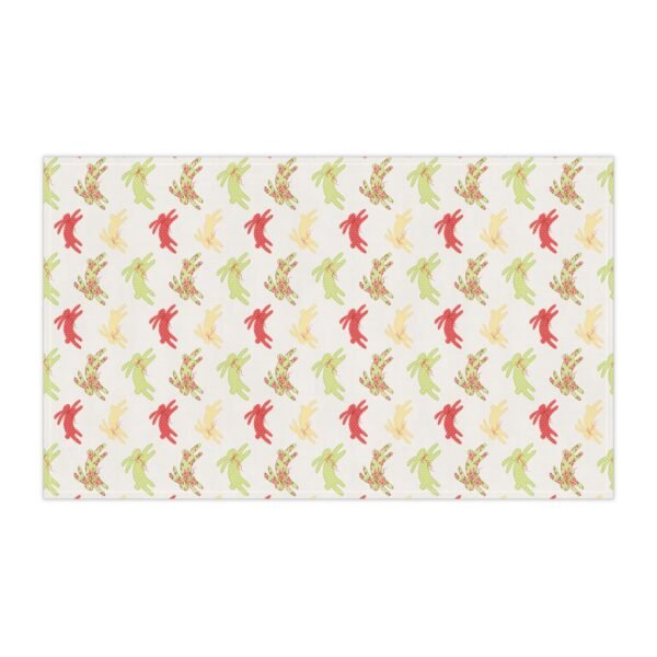 Bunny Tea Towel, Kitchen Towel, Easter Dish Cloth, Spring Cleaning Decor, Cute Rabbit Hand Towel - Image 6