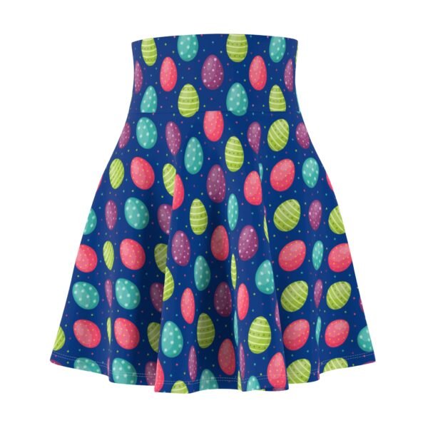 Colorful Easter Egg Women's Skater Skirt, Floral Spring Fashion, Holiday Costume, Fun Pastel Outfit, Vibrant Chick Print, Casual Knee-Length - Image 3