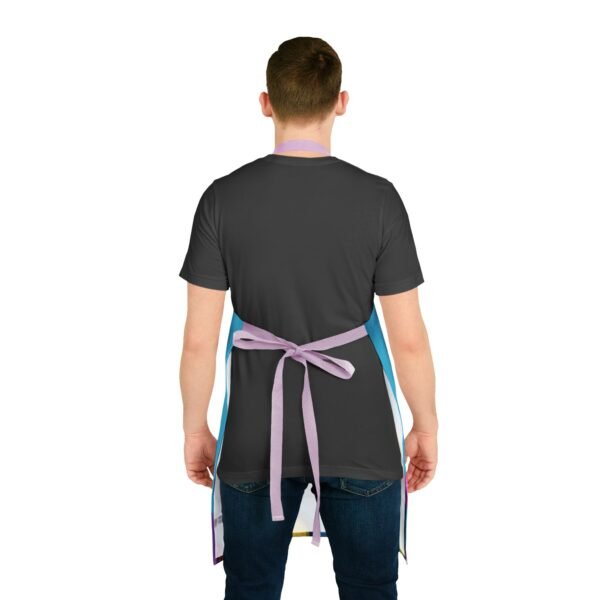 Cleaning Service Apron, Durable Kitchen Smock with 5-Color Straps, Cooking Coverall, Multi-Functional Workwear, Customizable - Image 4
