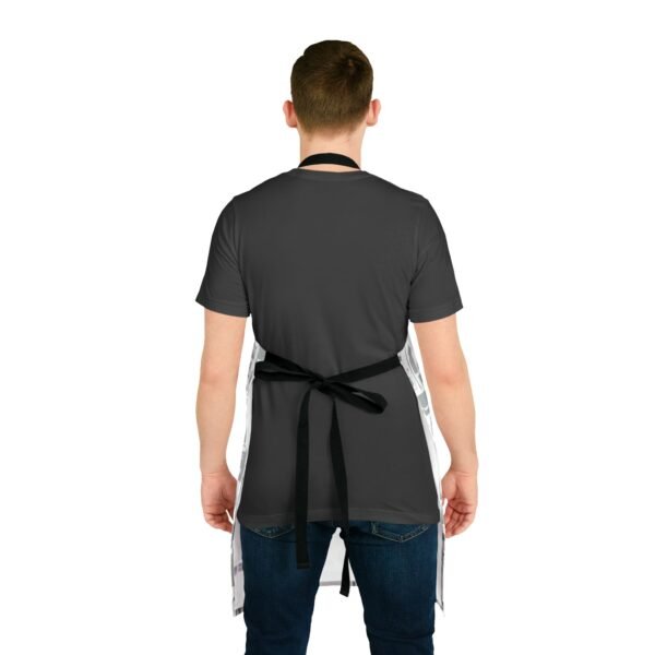 Apron, Cleaning Pattern Apron with 5-Color Straps, Kitchen Smock, Adjustable Full Coverage Workwear Pinafore, Gift for Home - Image 19