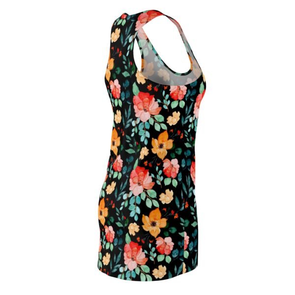 Floral Racerback Dress, Women's Sundress, Spring Floral Dress, Flowy Summer Dress - Image 7