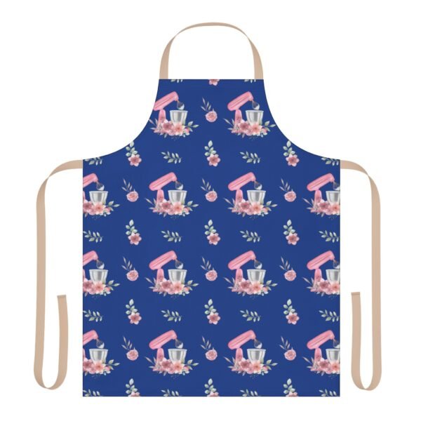 bakery stand mixer pattern apron with 5 different color strap options - Image 9