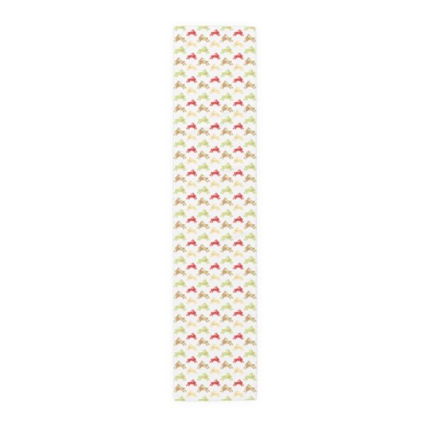 Spring Bunny Pattern Table Runner, Easter Table Decor, Cotton Poly Blend, Kitchen Dining Linens, Home Textile, Farmhouse Decor - Image 5