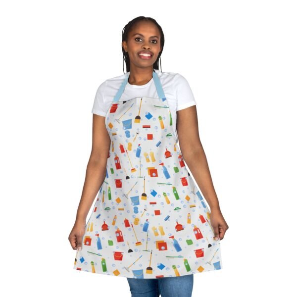 Apron, Cleaning Supply, 5-Color Straps, Kitchen Apron, Cooking Apron, Gardening Apron,  Multi-Purpose Apron - Image 12