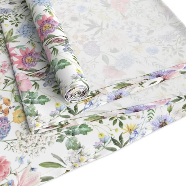 Spring Flowers Table Runner, Floral Cotton Fabric Dining Decor, Kitchen Table Linens, Home Decor Gift, - Image 11