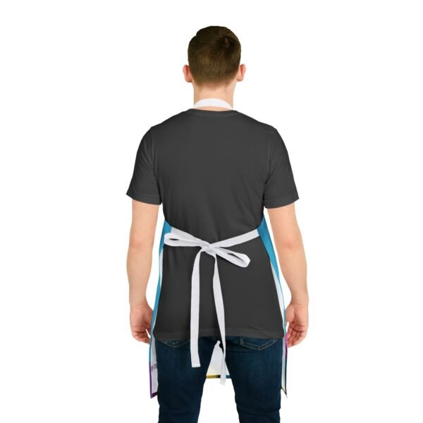 Cleaning Service Apron, Durable Kitchen Smock with 5-Color Straps, Cooking Coverall, Multi-Functional Workwear, Customizable - Image 7