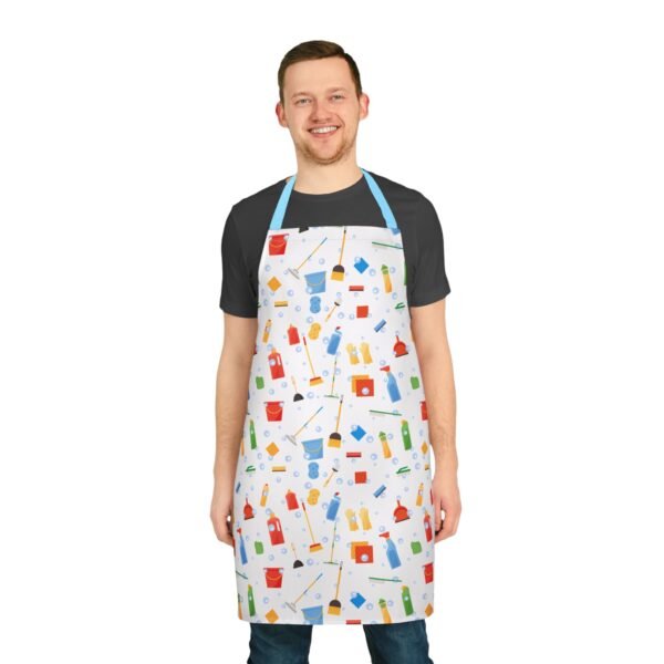 Apron, Cleaning Supply, 5-Color Straps, Kitchen Apron, Cooking Apron, Gardening Apron,  Multi-Purpose Apron - Image 10