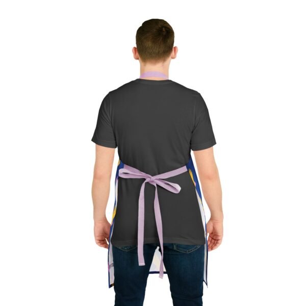 Apron, Cleaning Glove Pattern, Housekeeping Coverall, Kitchen Cooking Smock, Cute Baking Pinafore - Image 4