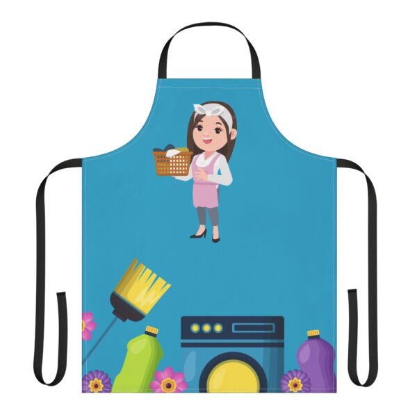Cleaning Service Apron, Durable Kitchen Smock with 5-Color Straps, Cooking Coverall, Multi-Functional Workwear, Customizable - Image 17