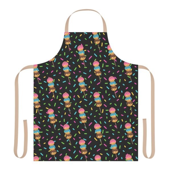 Apron, Cake Pop and Sprinkles Design, Baking Apron, Kitchen Apron, Cooking Apron, Adjustable Straps, Colorful Apron - Image 9