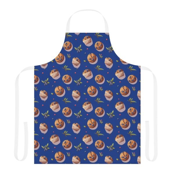 blueberry muffin pattern apron 5 strap colors - Image 5