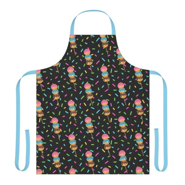 Apron, Cake Pop and Sprinkles Design, Baking Apron, Kitchen Apron, Cooking Apron, Adjustable Straps, Colorful Apron - Image 2