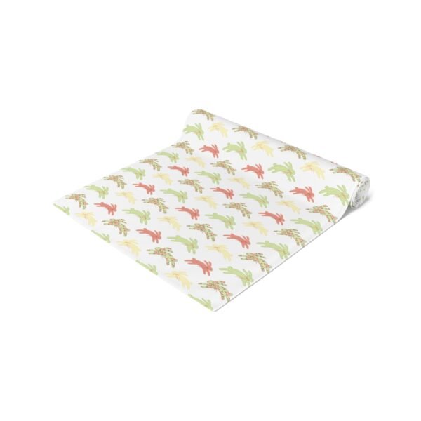 Spring Bunny Pattern Table Runner, Easter Table Decor, Cotton Poly Blend, Kitchen Dining Linens, Home Textile, Farmhouse Decor - Image 10