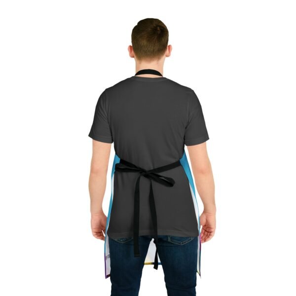 Cleaning Service Apron, Durable Kitchen Smock with 5-Color Straps, Cooking Coverall, Multi-Functional Workwear, Customizable - Image 19