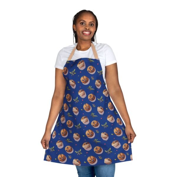 blueberry muffin pattern apron 5 strap colors - Image 12