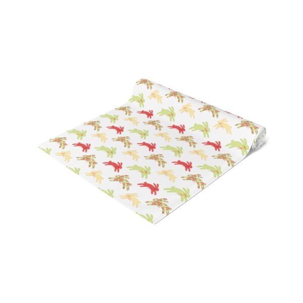 Spring Bunny Pattern Table Runner, Easter Table Decor, Cotton Poly Blend, Kitchen Dining Linens, Home Textile, Farmhouse Decor - Image 6