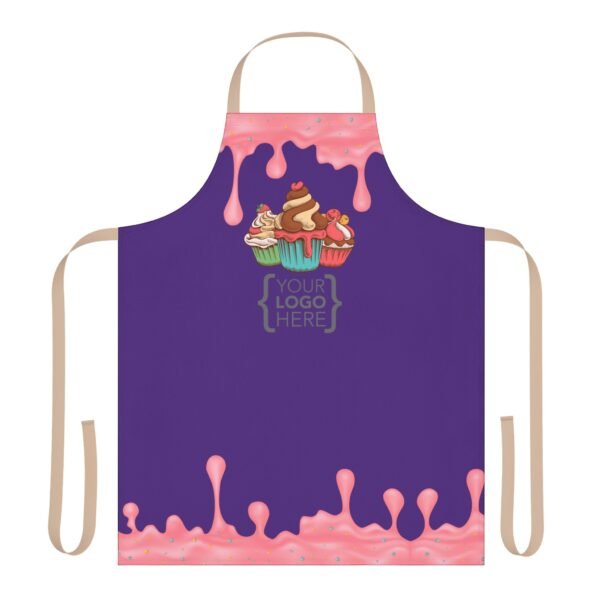 Apron, Confetti Cupcake Personalized Cute Kitchen Cooking Bib, Baking Gift for Chef, Colorful Chef Apron, Customizable Cooking Coverall, - Image 5