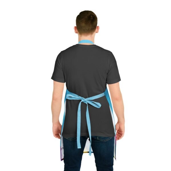 Cleaning Service Apron, Durable Kitchen Smock with 5-Color Straps, Cooking Coverall, Multi-Functional Workwear, Customizable - Image 15