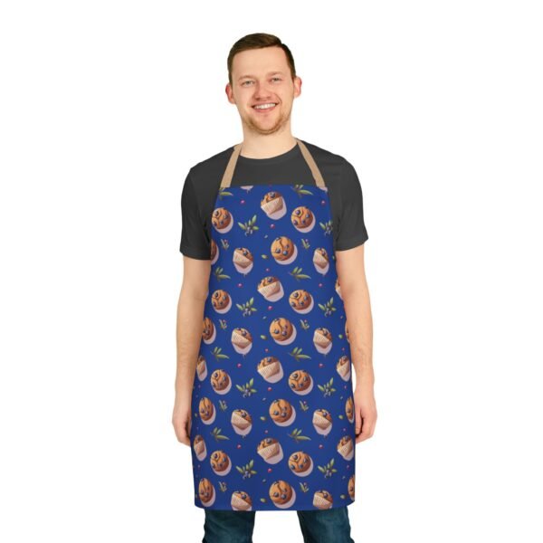 blueberry muffin pattern apron 5 strap colors - Image 10