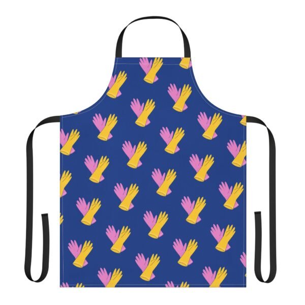 Apron, Cleaning Glove Pattern, Housekeeping Coverall, Kitchen Cooking Smock, Cute Baking Pinafore - Image 17