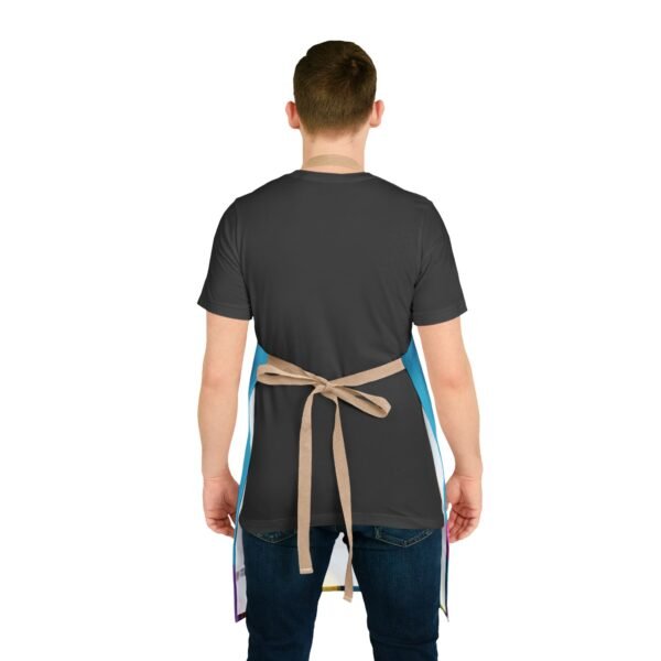 Cleaning Service Apron, Durable Kitchen Smock with 5-Color Straps, Cooking Coverall, Multi-Functional Workwear, Customizable - Image 11