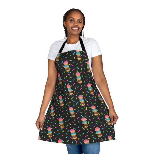 Apron, Cake Pop and Sprinkles Design, Baking Apron, Kitchen Apron, Cooking Apron, Adjustable Straps, Colorful Apron - Image 16
