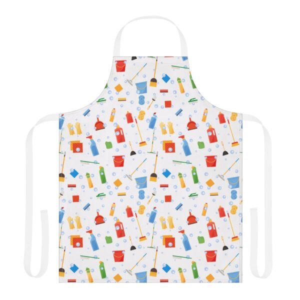 Apron, Cleaning Supply, 5-Color Straps, Kitchen Apron, Cooking Apron, Gardening Apron,  Multi-Purpose Apron - Image 2