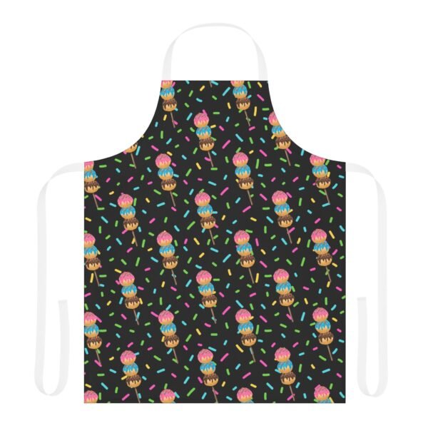Apron, Cake Pop and Sprinkles Design, Baking Apron, Kitchen Apron, Cooking Apron, Adjustable Straps, Colorful Apron - Image 5