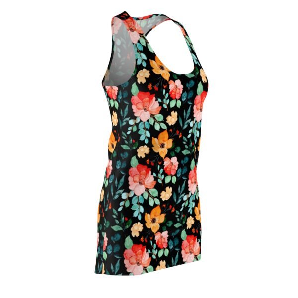 Floral Racerback Dress, Women's Sundress, Spring Floral Dress, Flowy Summer Dress - Image 6