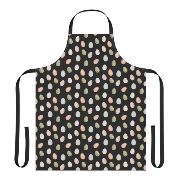 Farm Egg Pattern Apron, 5-Color Straps - Kitchen Cooking Apron, Egg Lover Gift, Cute Farmhouse Apron, Cooking and Baking Apron, Adjustable - Image 13