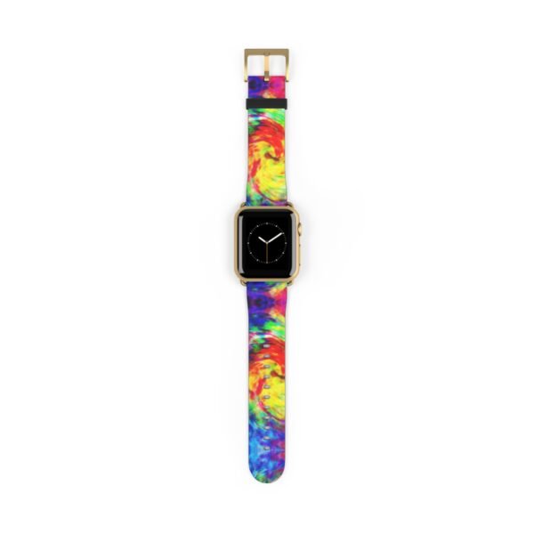 Tie Dye Watch Band, Colorful Apple Watch Strap, Boho Style Wristband, Replacement Band, Customizable Apple Watch Band, Vibrant Tie Dye - Image 17